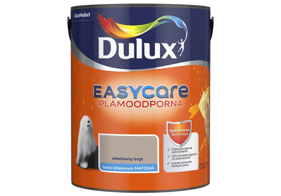 Zdjęcie: Farba do wnętrz EasyCare 5 L efektowny brąz DULUX