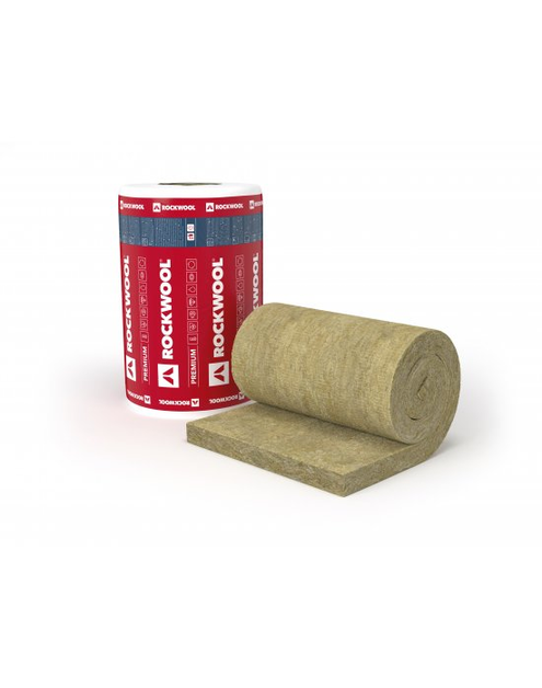 Zdjęcie: Mata z wełny skalnej Toprock Premium 35, 100x5000x1000 mm ROCKWOOL