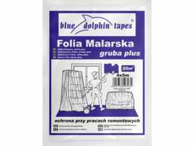 Folia malarska Gruba Plus 4x5 m BLUEDOLPHIN