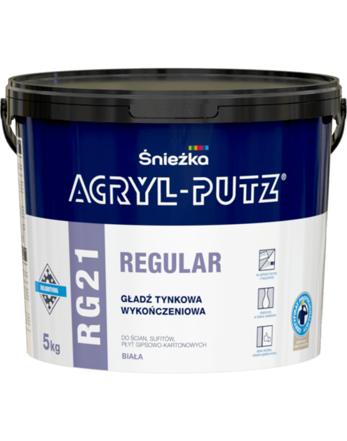 Zdjęcie: Gładź tynkowa Acryl-Putz RG21 Regular 5 kg ŚNIEŻKA