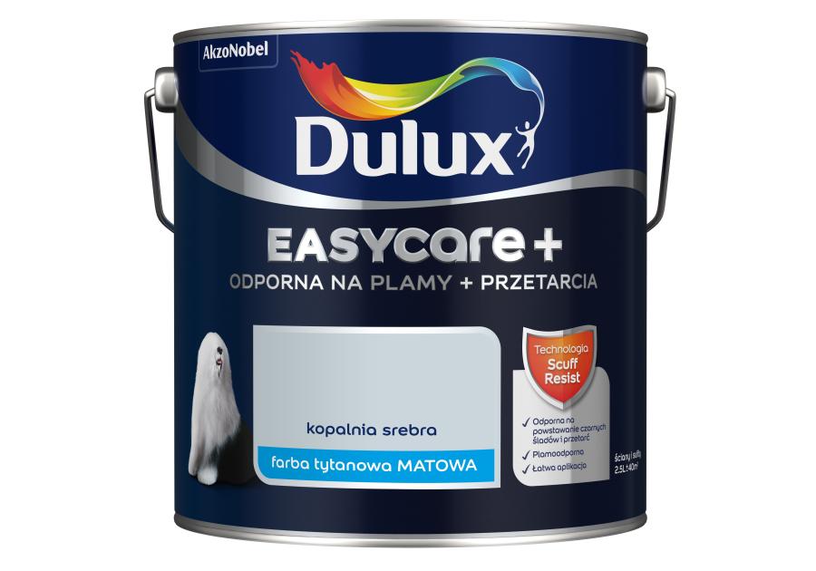 Zdjęcie: Farba lateksowa EasyCare+ Kopalnia Srebra 2,5 L DULUX