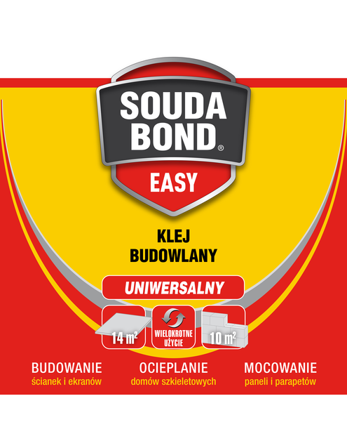 Zdjęcie: Klej budowlany Soudabond Easy Gun 750 ml SOUDAL