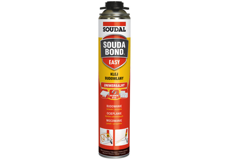 Zdjęcie: Klej budowlany Soudabond Easy Gun 750 ml SOUDAL