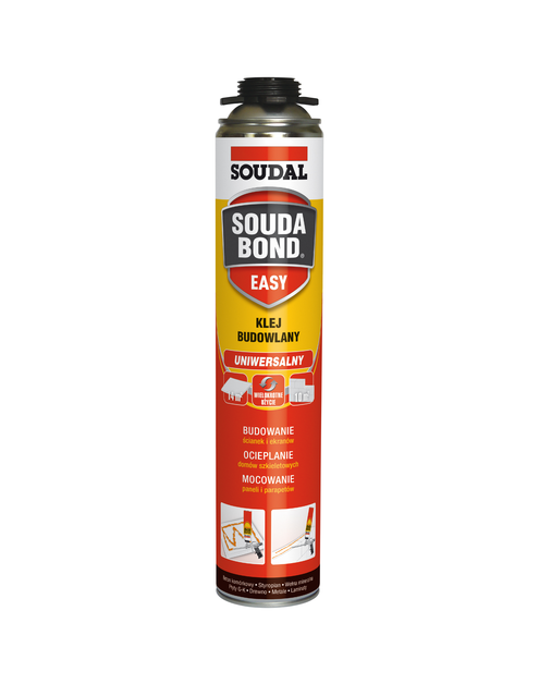 Zdjęcie: Klej budowlany Soudabond Easy Gun 750 ml SOUDAL