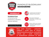 Zdjęcie: Klej budowlany Soudabond Easy Gun 750 ml SOUDAL