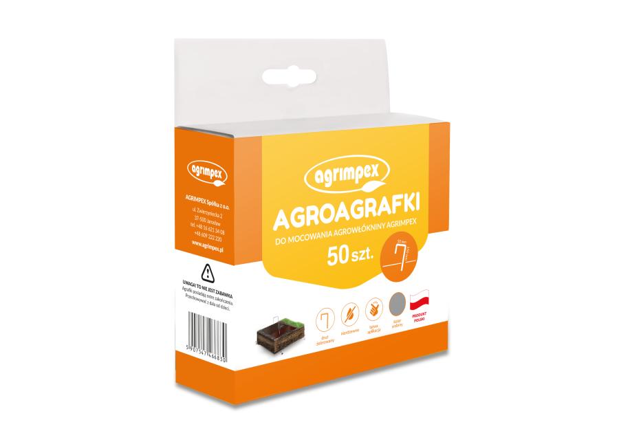 Zdjęcie: Agro-agrafka 50 sztuk srebrna AGRIMPEX