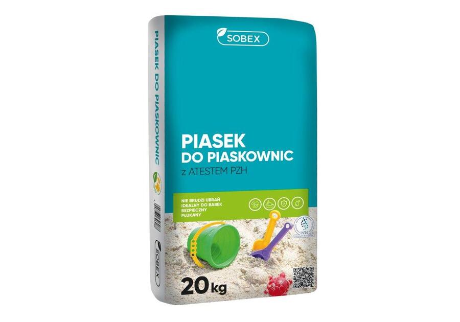 Zdjęcie: Piasek do piaskownic worek 20 kg SOBEX