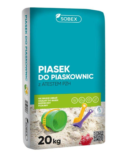 Zdjęcie: Piasek do piaskownic worek 20 kg SOBEX