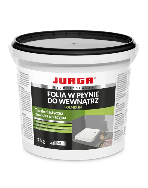 Zdjęcie: Folia w płynie pod okładziny ceramiczne do wnętrz Folmix In 7kg JURGA