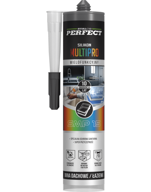 Zdjęcie: Silikon neutralny multi-pro szary smp 15 280 ml STALCO PERFECT