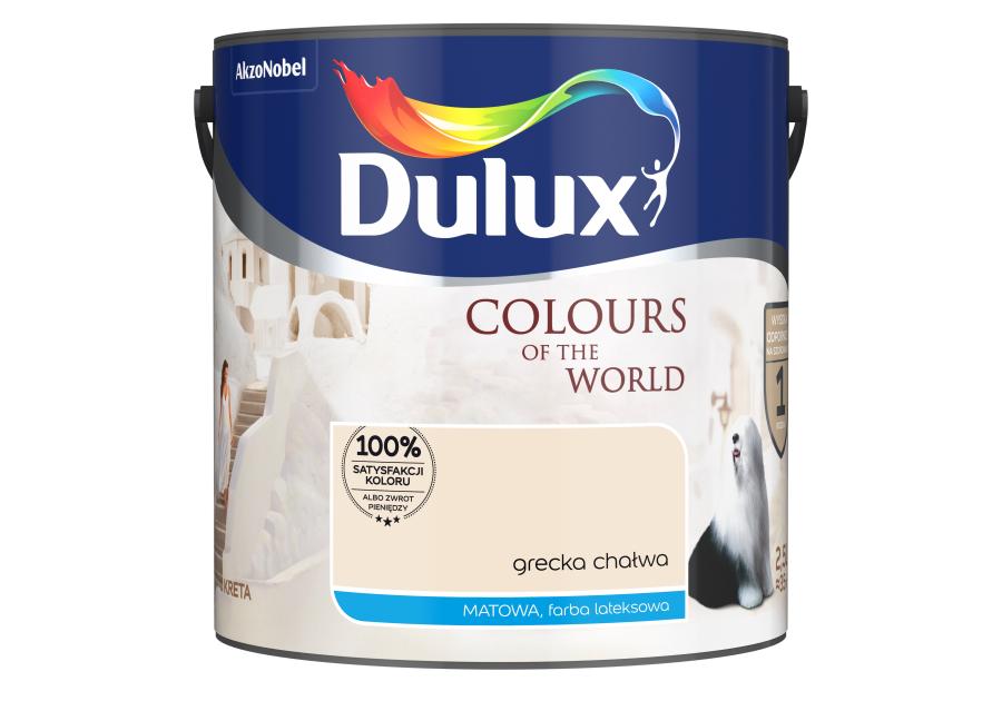 Zdjęcie: Farba do wnętrz Kolory Świata 2,5 L grecka chałwa DULUX