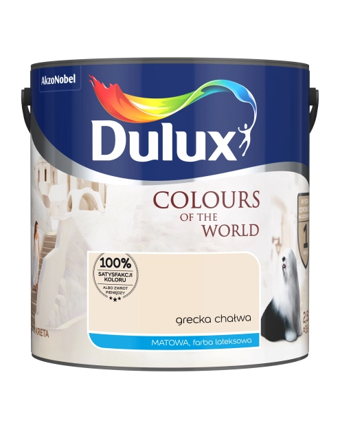 Zdjęcie: Farba do wnętrz Kolory Świata 2,5 L grecka chałwa DULUX