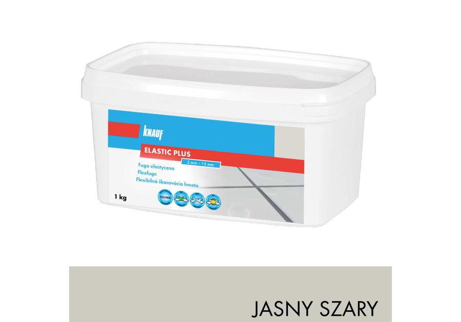 Zdjęcie: Fuga elastyczna Elastic Plus 1 kg jasny szary KNAUF