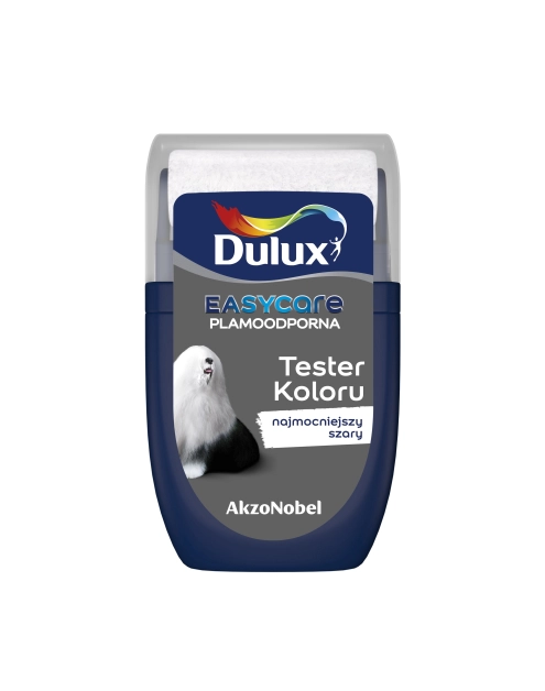 Zdjęcie: Tester farby EasyCare 0,03 L najmocniejszy szary DULUX