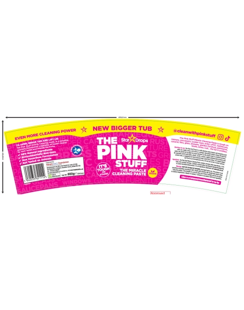 Zdjęcie: Pasta czyszcząca wszechstronna 850 g PINK STUFF CLEANING