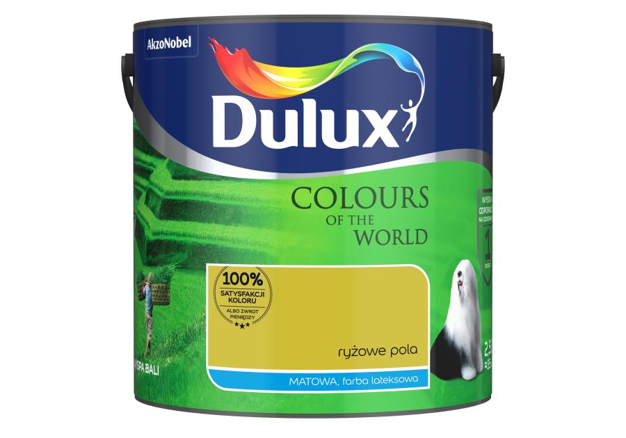 Zdjęcie: Farba do wnętrz Kolory Świata 2,5 L ryżowe pola DULUX