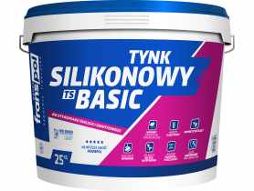 Tynk silikonowy TS B 1,5 Baza B Basic 25 kg FRANSPOL