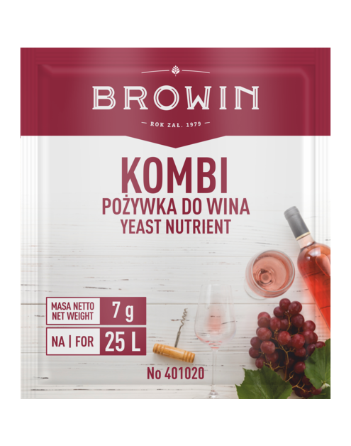 Zdjęcie: Pożywka do wina KOMBI BROWIN