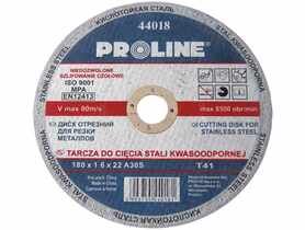 Tarcza do cięcia stali kwasowej T41, 125x1.2x22A60S PROLINE