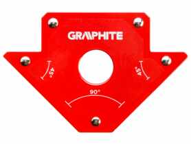 Spawalniczy kątownik magnetyczny 102 x 155 x 17 mm, udźwig 22.7 kg GRAPHITE
