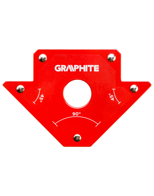 Zdjęcie: Spawalniczy kątownik magnetyczny 102 x 155 x 17 mm, udźwig 22.7 kg GRAPHITE