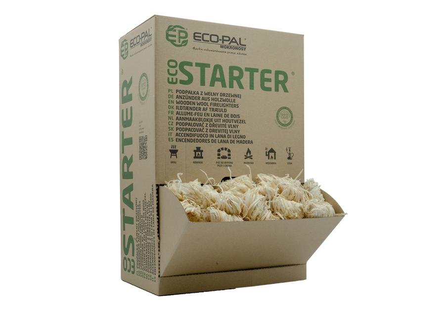 Zdjęcie: Podpałka ekologiczna z wełny drzewnej 3 kg Ecostarter ECO-PAL