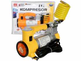 Kompresor 12V 10 atmosfer +  Latarka HD CAR OK