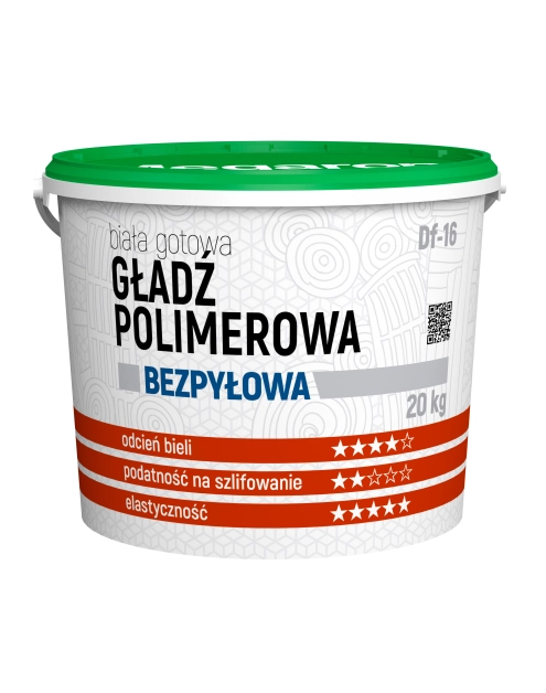 Zdjęcie: Gładź polimerowa Df-16 biała 20 kg MEGARON