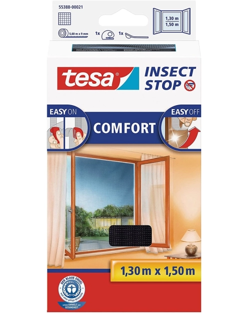 Zdjęcie: Moskitiera okienna Comfort 1,3x1,5 m TESA