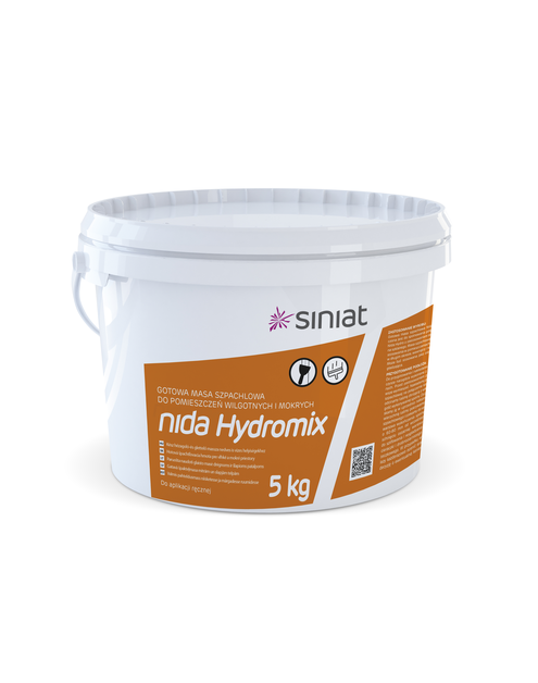 Zdjęcie: Masa szpachlowa gotowa Nida Hydromix 5 kg SINIAT