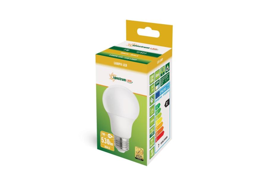 Zdjęcie: Żarówka LED GLS 7 W E27 biała neutralna SPECTRUM