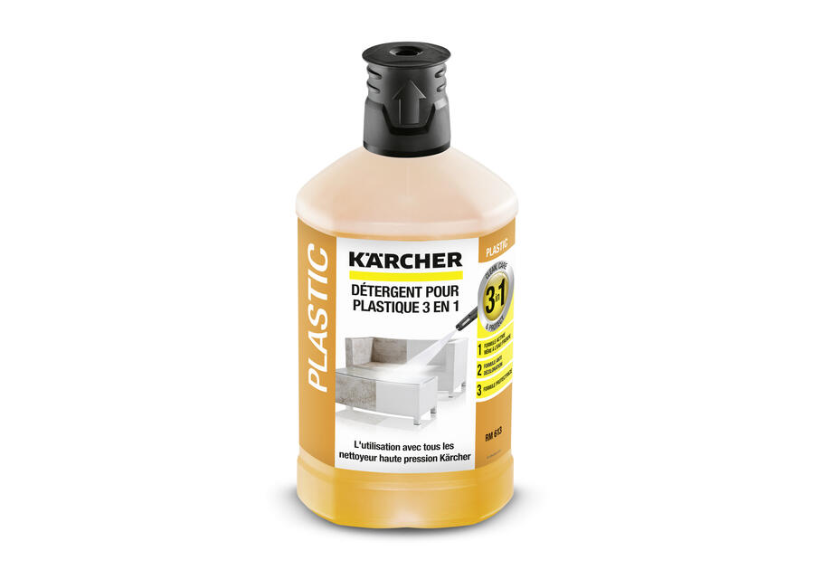 Zdjęcie: Środek do czyszczenia plastiku 3 w 1, 1 L RM613 6.295-758.0 KARCHER