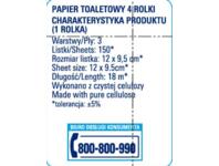 Zdjęcie: Papier toaletowy Rumiankowy 4 rolki REGINA