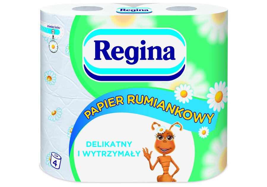 Zdjęcie: Papier toaletowy Rumiankowy 4 rolki REGINA