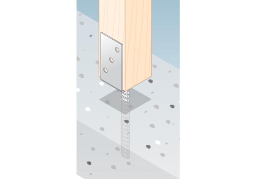 Zdjęcie: Podstawa słupa 9,1x12 cm 90 U DMX