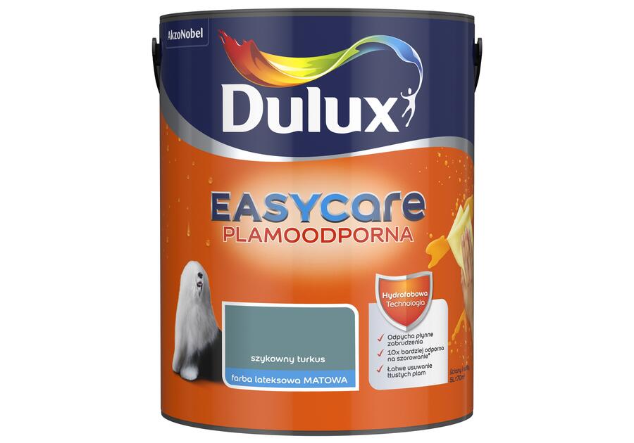 Zdjęcie: Farba do wnętrz EasyCare 5 L szykowny turkus DULUX