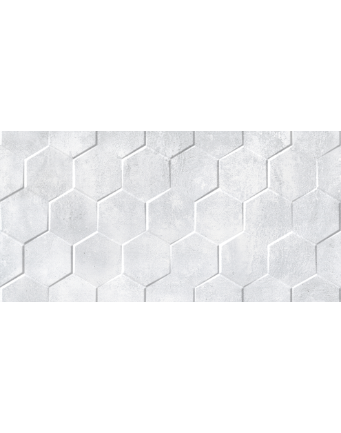 Zdjęcie: Płytka ścienna, glazura Cemento Canberra Hexagone Shiny 30x60 cm NETTO