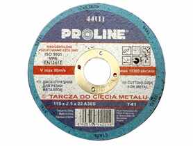 Tarcza do cięcia metalu T41, 125x2.5x22A30S PROLINE