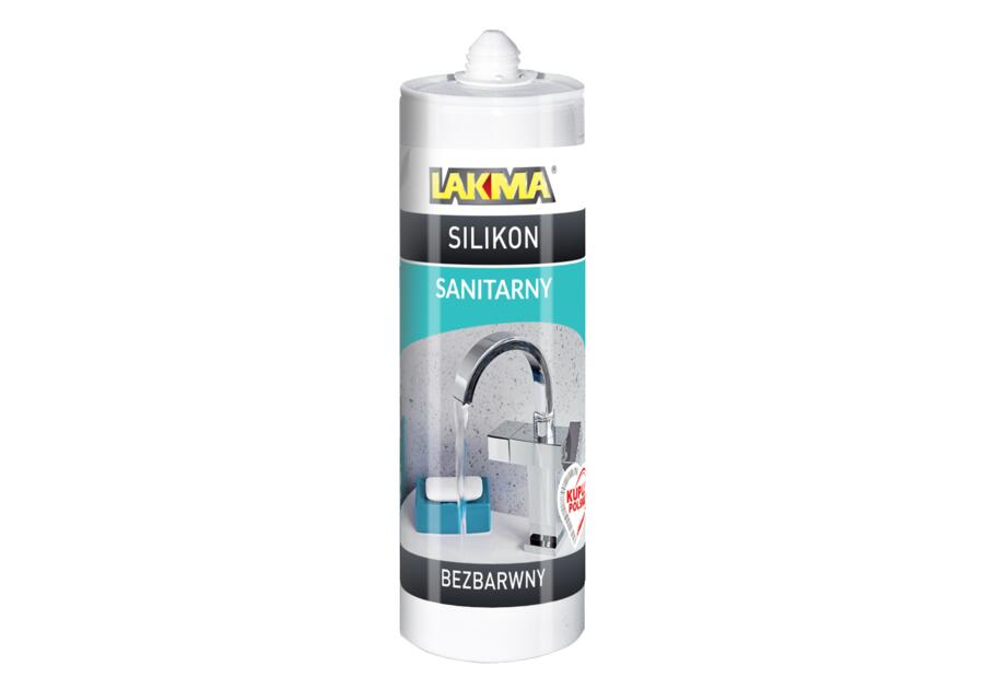 Zdjęcie: Silikon sanitarny 150 ml bazbarwny LAKMA