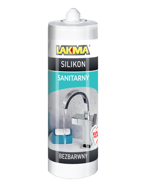 Zdjęcie: Silikon sanitarny 150 ml bazbarwny LAKMA