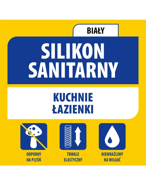 Zdjęcie: Silikon sanitarny 280 ml biały SOUDAL