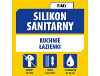 Zdjęcie: Silikon sanitarny 280 ml biały SOUDAL