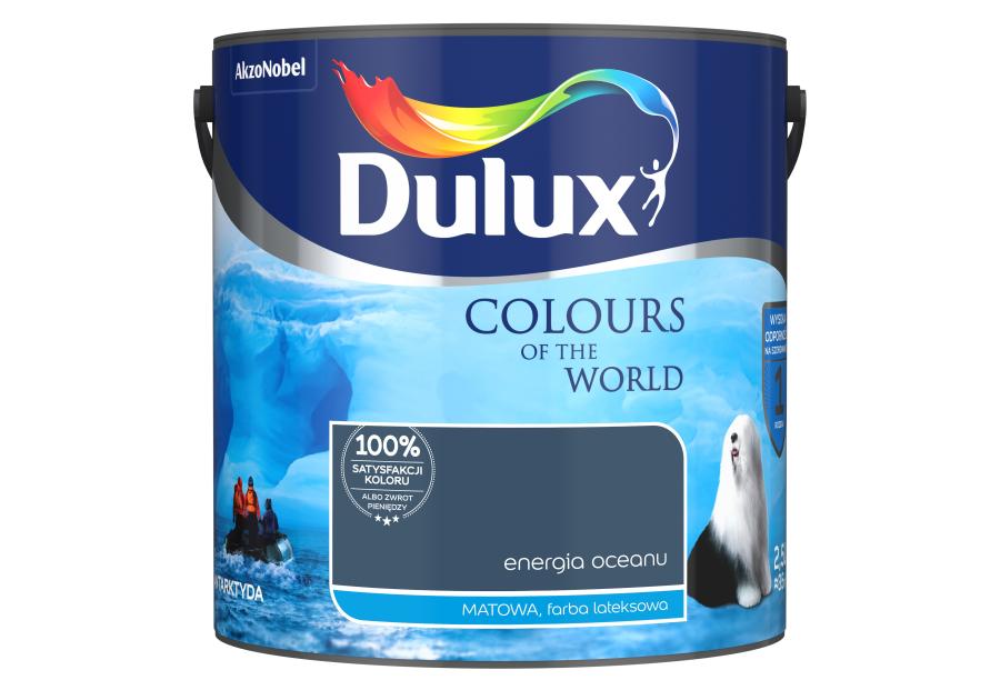 Zdjęcie: Farba do wnętrz Kolory Świata 2,5 L energia oceanu DULUX