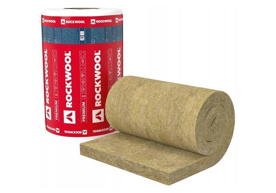 Zdjęcie: Mata z wełny skalnej Toprock Premium 180x2500x1000 mm ROCKWOOL