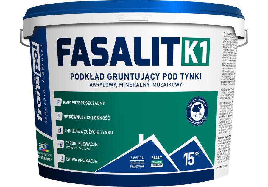 Zdjęcie: Podkład gruntujący Fasalit K1 15 kg FRANS-POL