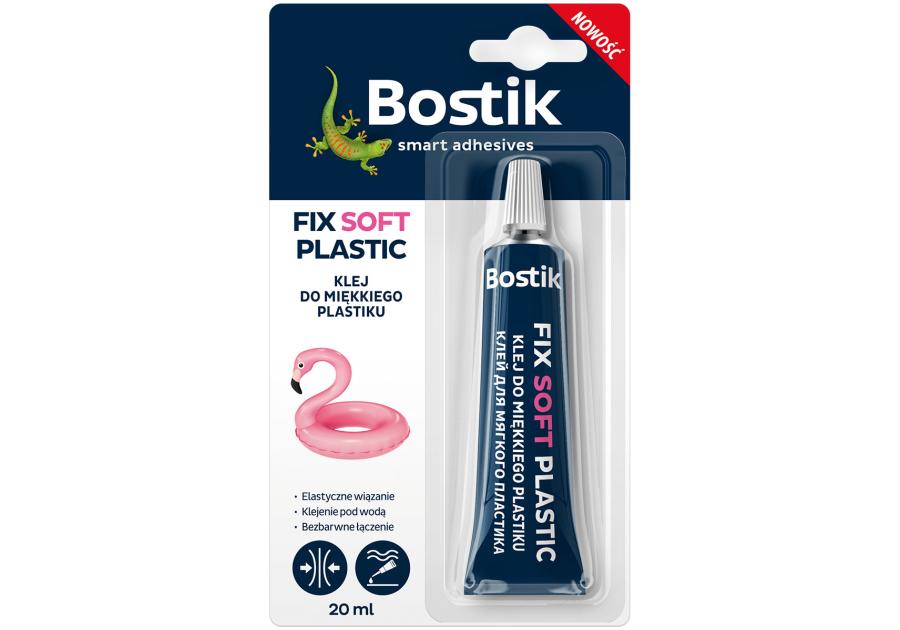 Zdjęcie: Klej do miękkiego plastiku 20 ml  Fix Soft plastik PLASTIK BOSTIK