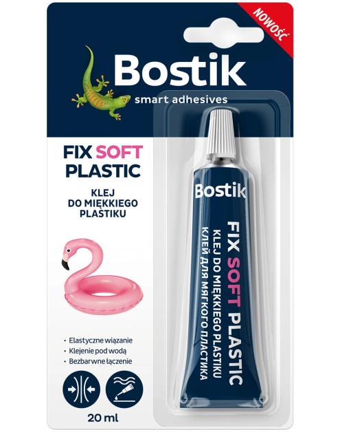 Zdjęcie: Klej do miękkiego plastiku 20 ml  Fix Soft plastik PLASTIK BOSTIK