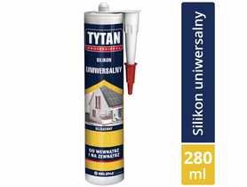 Silikon uniwersalny bezbarwny 280 ml TYTAN PROFESSIONAL