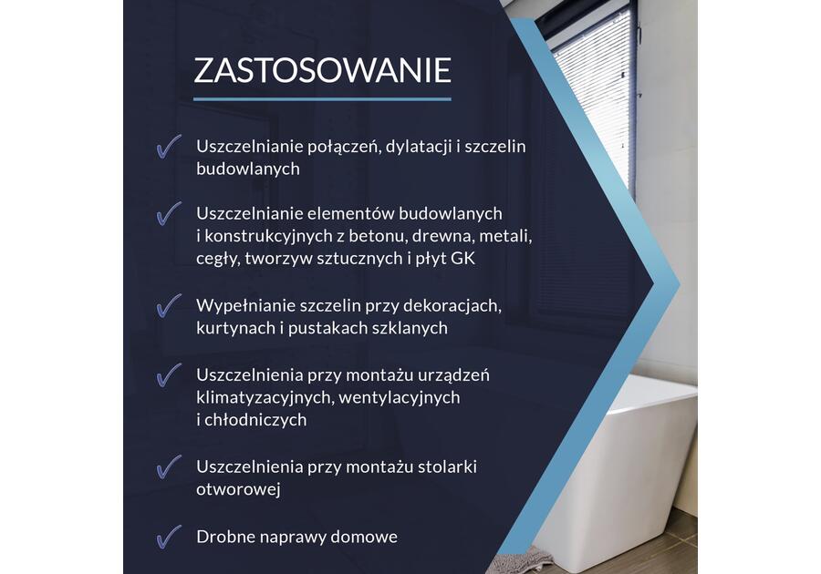 Zdjęcie: Silikon uniwersalny bezbarwny 280 ml TYTAN PROFESSIONAL