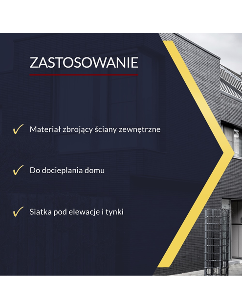 Zdjęcie: Siatka z włókna szklanego Euro-Line 150 1m x 50m pomarańczowa TYTAN